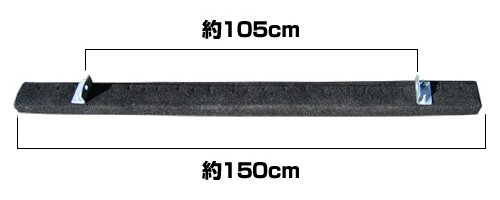�g���[���[�p�E�b�h���[��2�{�Z�b�g(150cm)